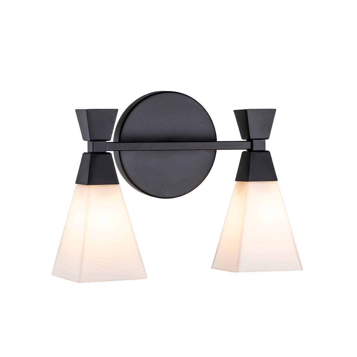 Elstead Lighting / Wall Lights / Bowtie 2lt Wall Light - Matte Black