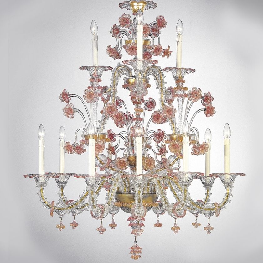 Glass & Glass Murano / Chandeliers / Traditional Venetian chandeliers C-1763/12