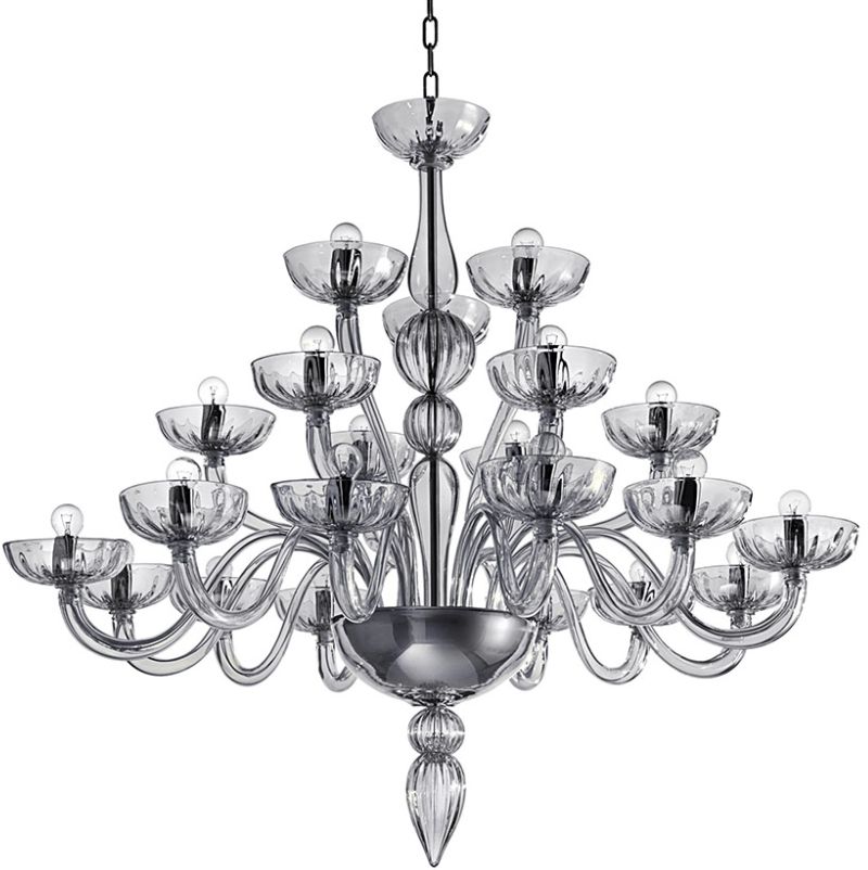 Glass & Glass Murano / Chandeliers / Contemporary Venetian chandeliers C-1930/21