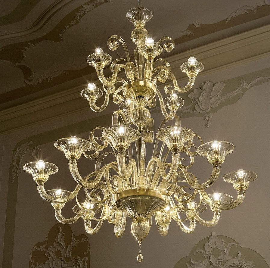 Glass & Glass Murano / Chandeliers / Traditional Venetian C-2206/18
