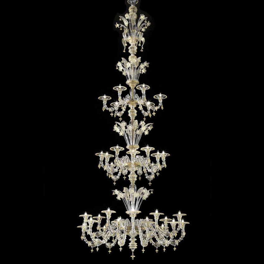 Glass & Glass Murano / Chandeliers / Traditional Venetian chandeliers C-2792/36