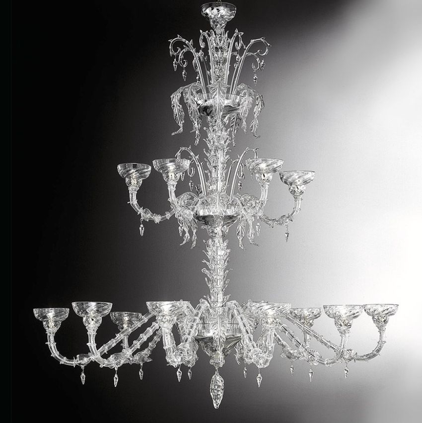 Glass & Glass Murano / Chandeliers / Traditional Venetian chandeliers C-Atlantis Dubai - Vip 500/15