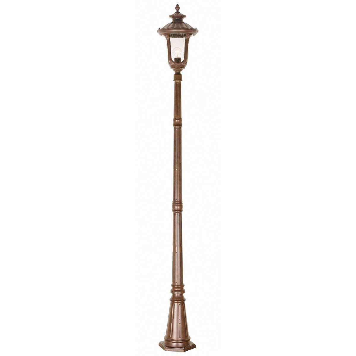 Elstead Lighting / Outdoor Lighting / Chicago 1 Light Medium Lamp Post - Rusty Bronze Patina