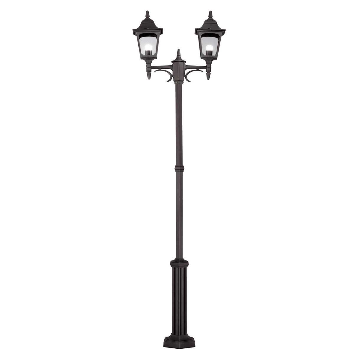 Elstead Lighting / Outdoor Lighting / Chapel 2 Light Twin Post - Black