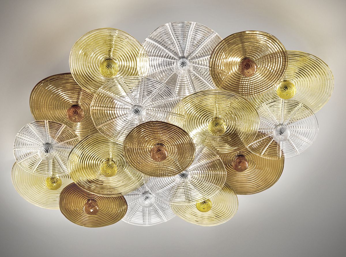 Glass & Glass Murano / Semi-Flush Mounts / Habitat Creative 2 ART. 260/P