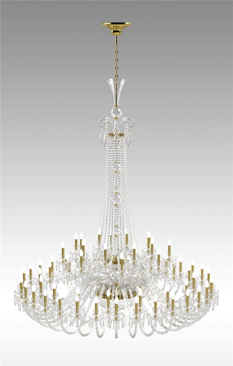 Italian Luxury Lighting / Chandeliers / Elegance Large Crystal 64 Lights D1201 064