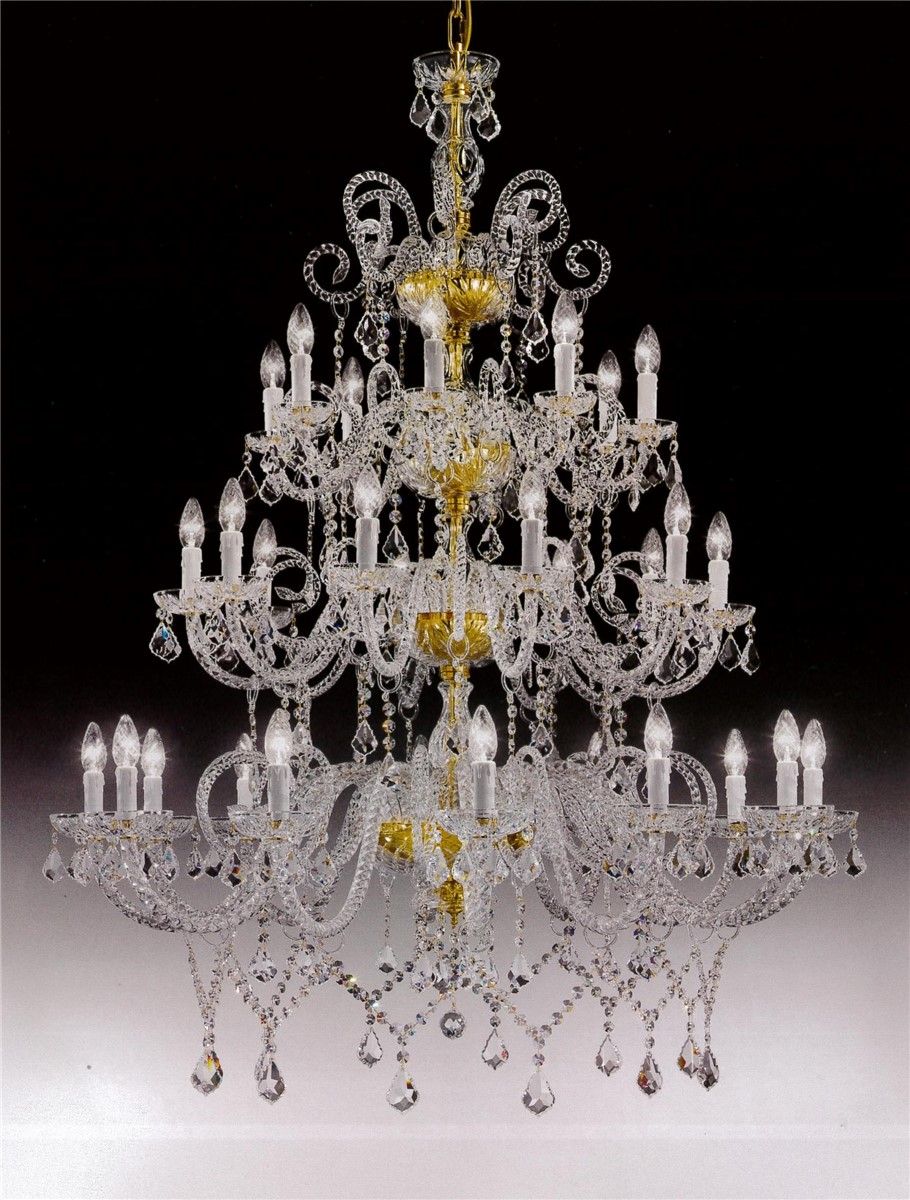 Italian Luxury Lighting / Chandeliers / Elegance Crystal 30 Lights D1301 030