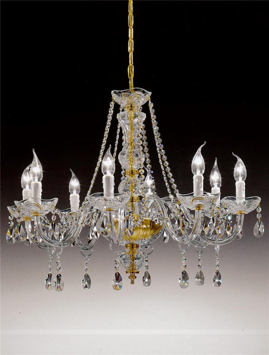 Italian Luxury Lighting / Chandeliers / Elegance Crystal 8 Lights D1304 008