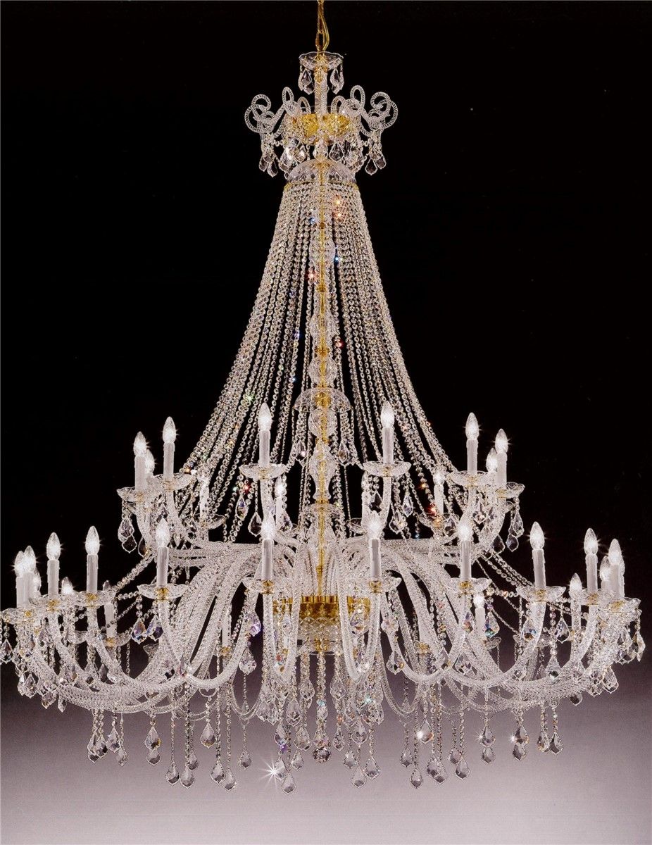 Italian Luxury Lighting / Chandeliers / Elegance Crystal 36 Lights D1305 036