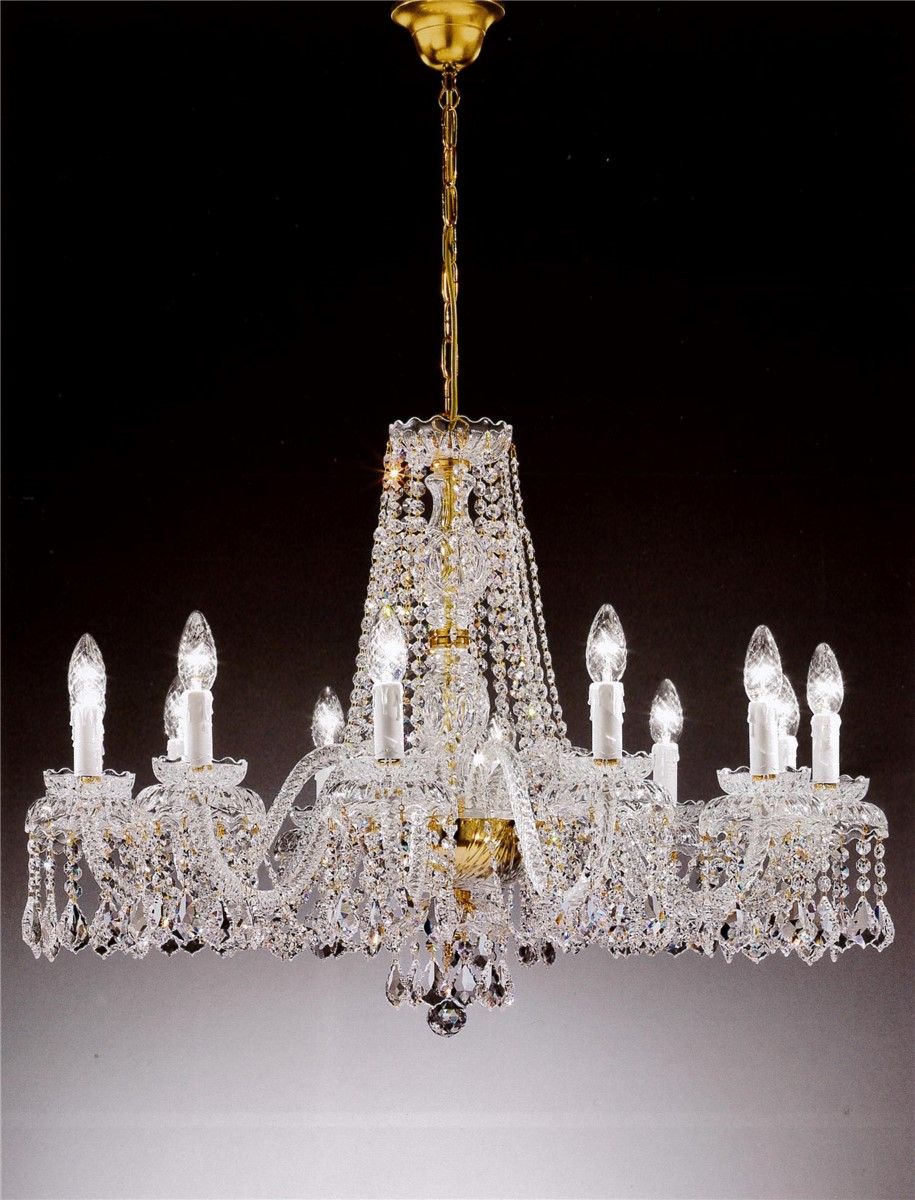 Italian Luxury Lighting / Chandeliers / Elegance Crystal 12 Lights D1317 012