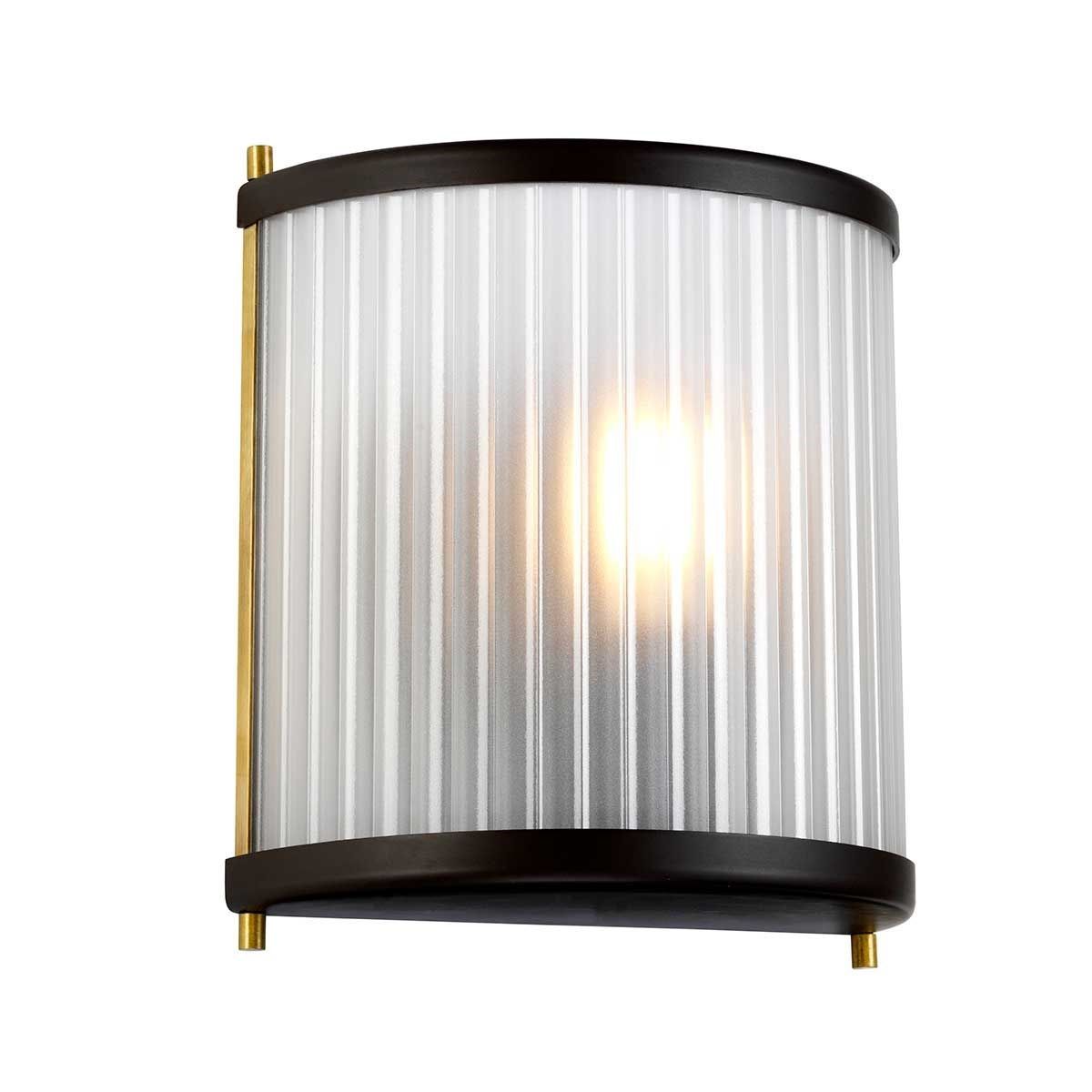 Elstead Lighting / Wall Lights / Corona Museum Bronze Dark Brown Painted & Aged Brass