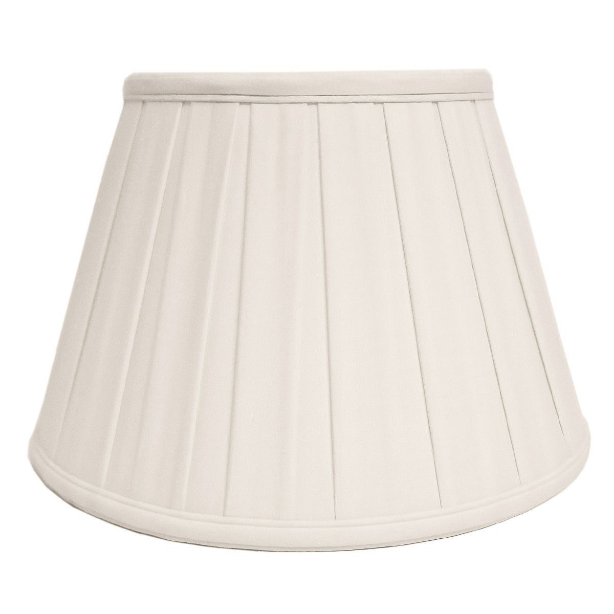 Elstead Lighting / Lampshades / 12 Cotton Box Pleat Ivory 30 cm