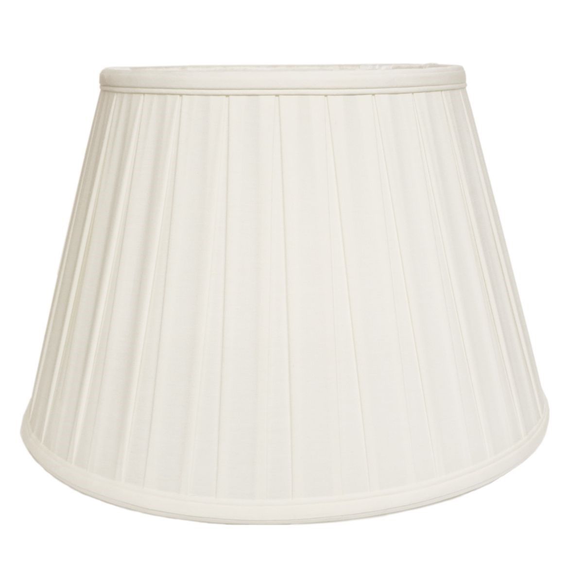 Elstead Lighting / Lampshades / 14 Cotton Box Pleat Ivory 35 cm