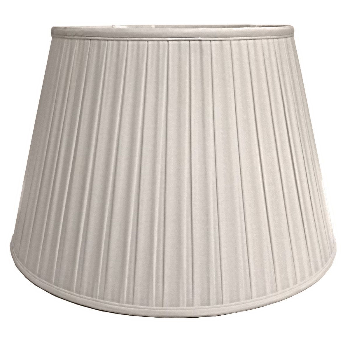 Elstead Lighting / / 18"" Cotton Box Pleat Oyster (46Cm)