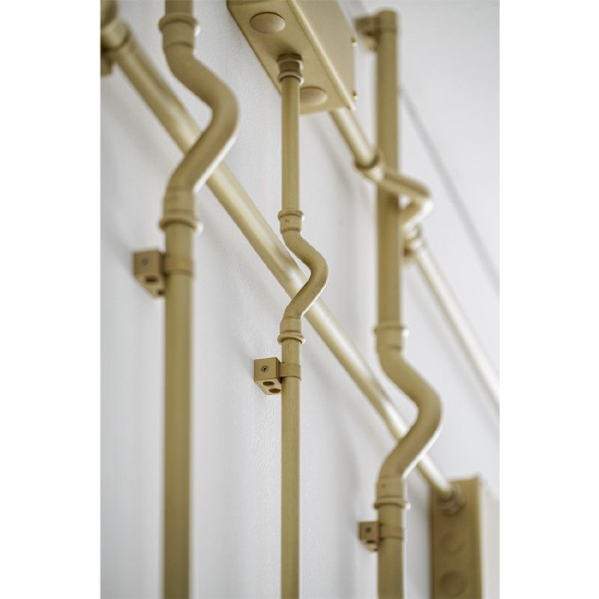 Aldo Bernardi / Belysningssystem / Econow Martellato Brass Visible Indoor Cabling System