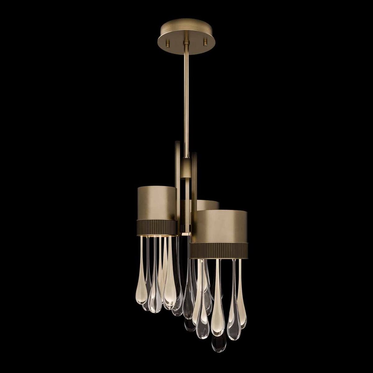 Fine Art Handcrafted Lighting / Pendants & Suspension Lights / Rain Round 100143