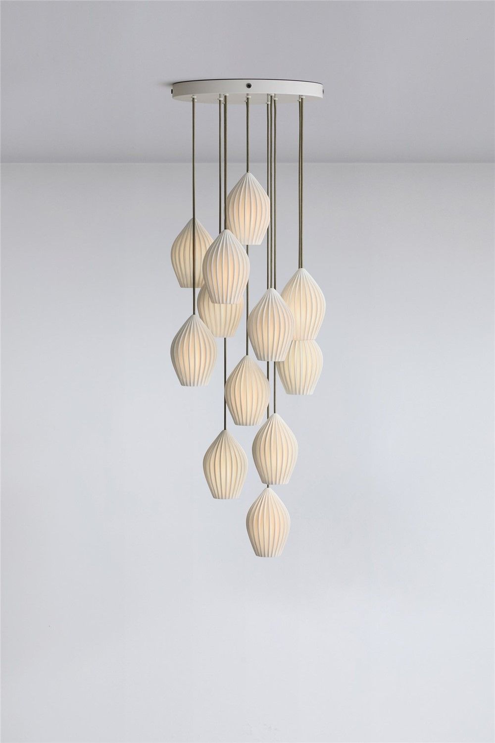 Original BTC / Pendants & Suspension Lights / Fin Grouping of 12