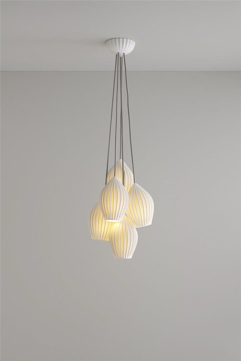 Original BTC / Pendants & Suspension Lights / Fin Grouping of 5