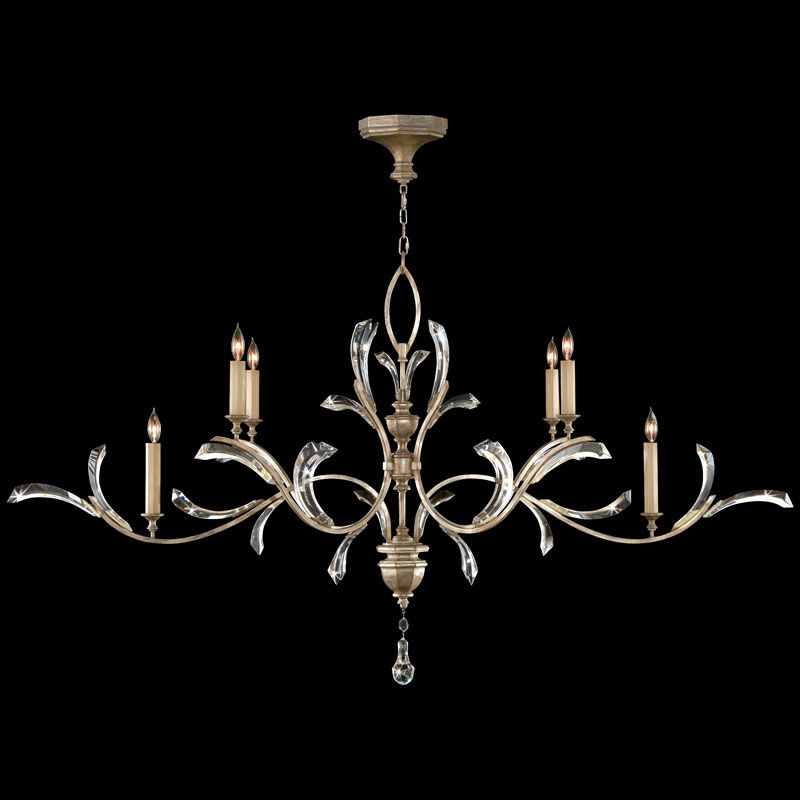 Fine Art Handcrafted Lighting / Chandeliers / Beveled Arcs 74″ Oblong 700840 761840 by