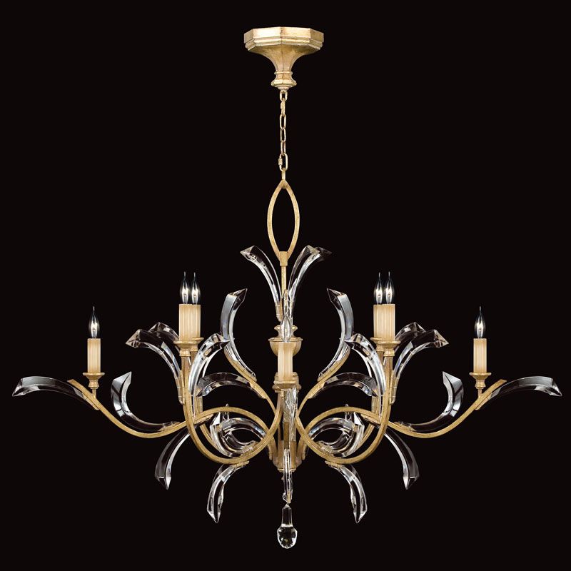 Fine Art Handcrafted Lighting / Chandeliers / Beveled Arcs 57″ Round 701240 761640