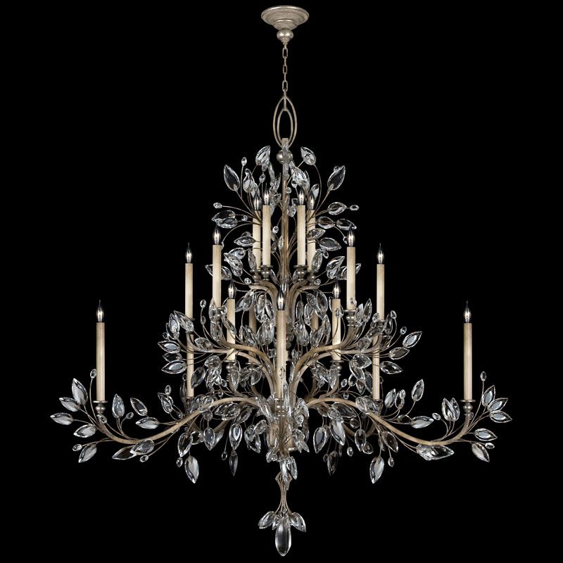 Fine Art Handcrafted Lighting / Chandeliers / Crystal Laurel 75″ Round 771240 774540