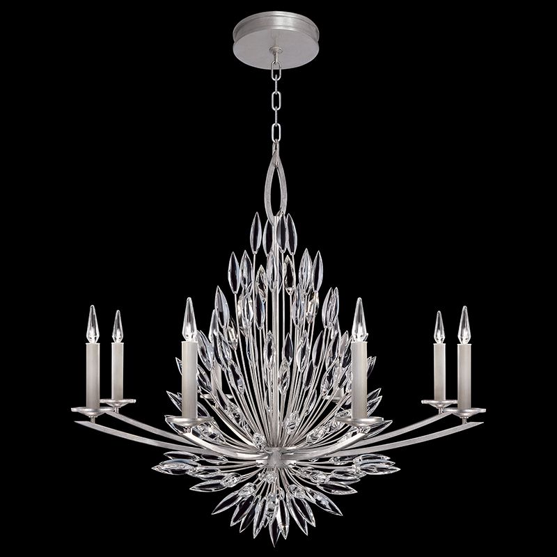 Fine Art Handcrafted Lighting / Chandeliers / Lily Buds 41″ Round 881240