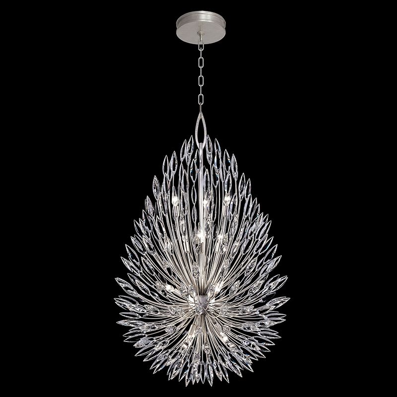 Fine Art Handcrafted Lighting / Pendant Lights / Lily Buds 33.5″ Round 883940