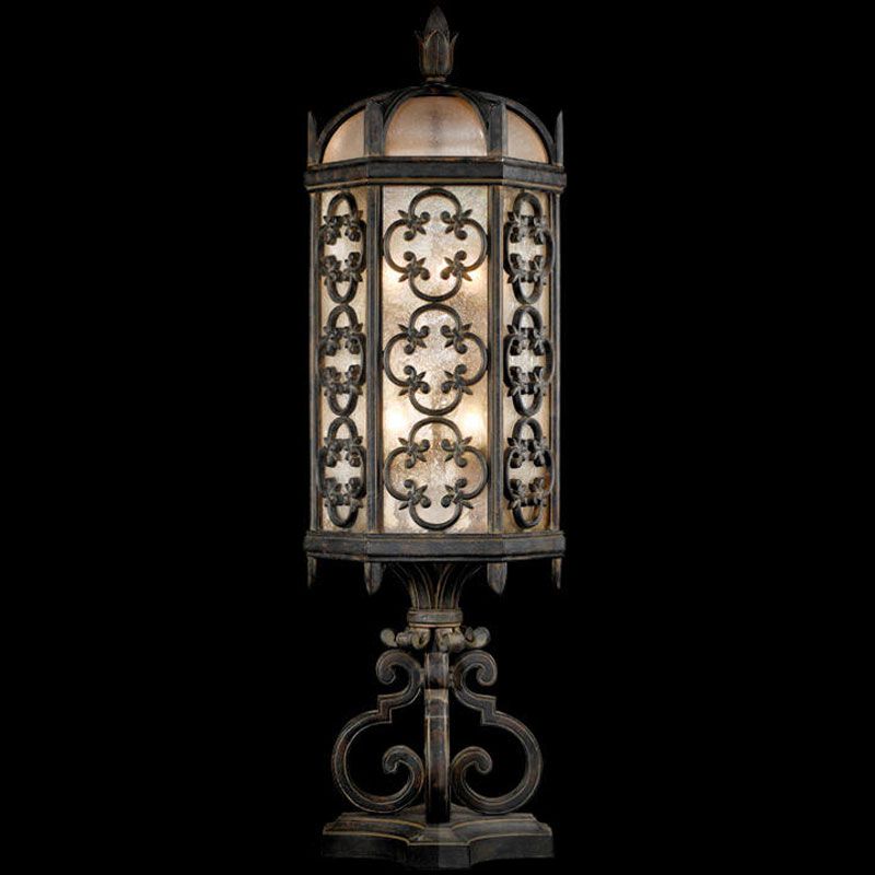 Fine Art Handcrafted Lighting / Outdoor Pier Mount / Costa del Sol 33″ 324980