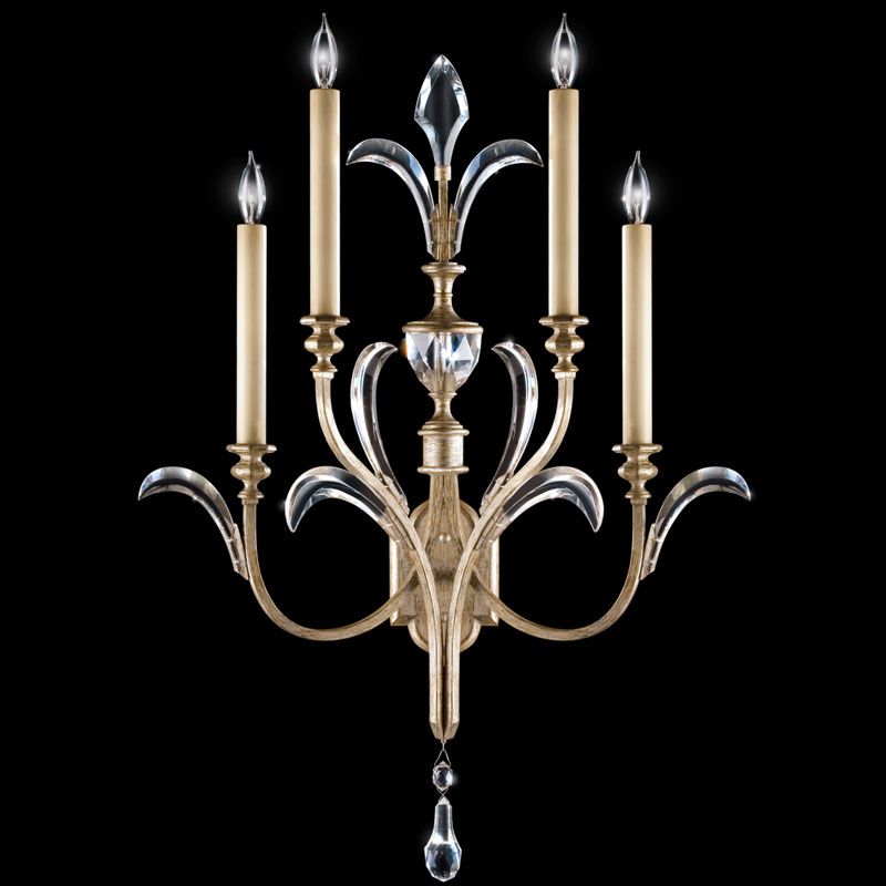 Fine Art Handcrafted Lighting / Wall Sconces / Beveled Arcs 36″ 738650 762550