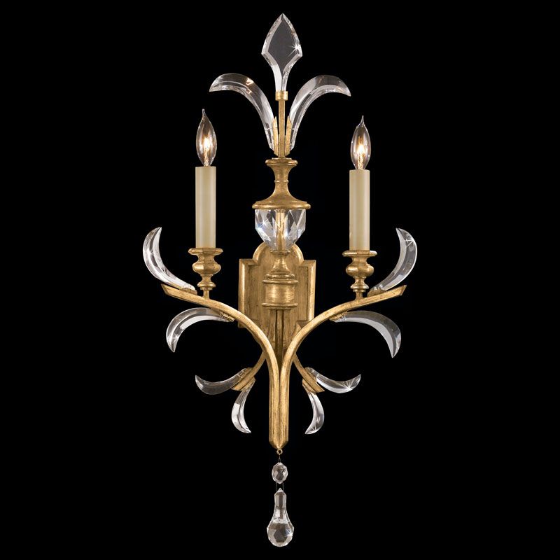 Fine Art Handcrafted Lighting / Wall Sconces / Beveled Arcs 32″ 704850 760750