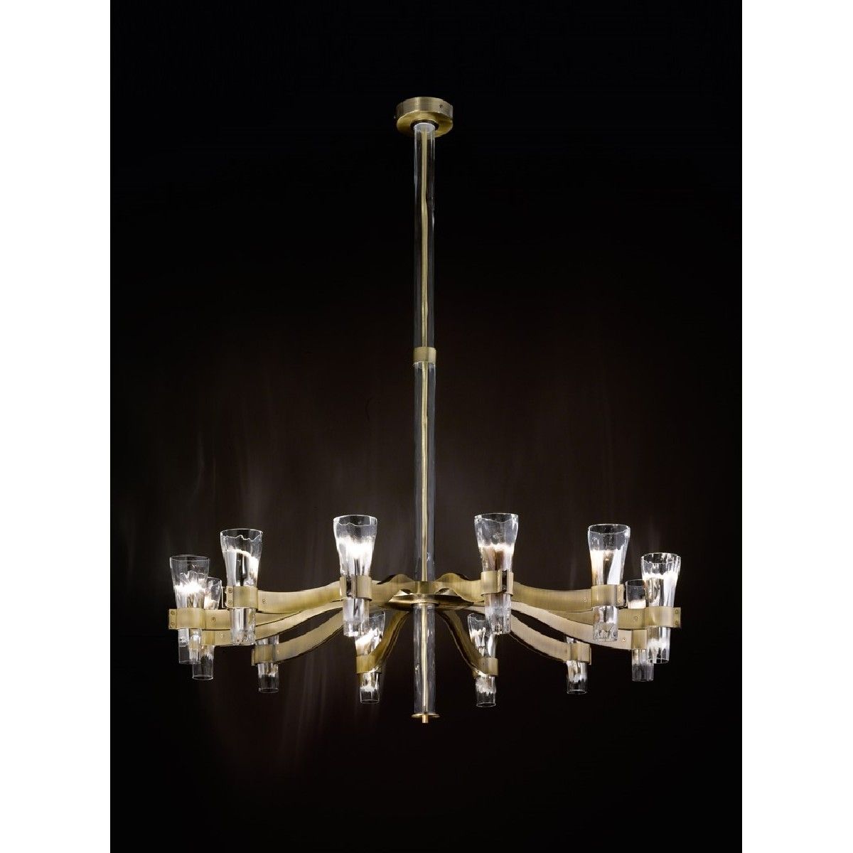 Arte Veneziana / Chandeliers / Flesso Contemporary LCC-GLF-202-LC90