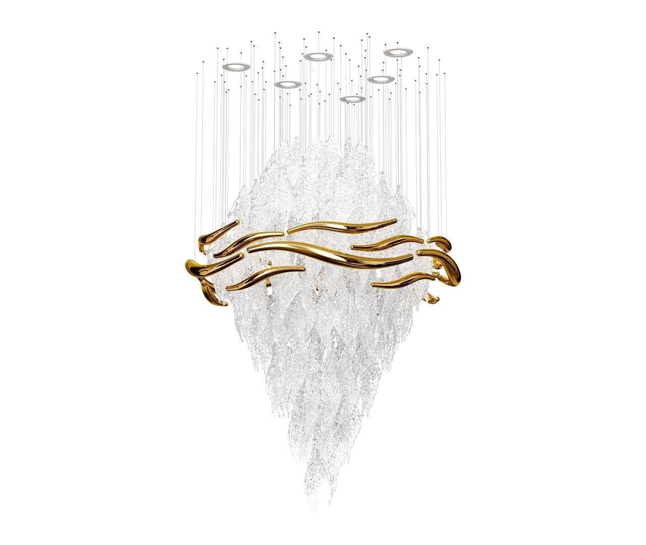 Sans Souci / Chandeliers / Frosty leaves L2