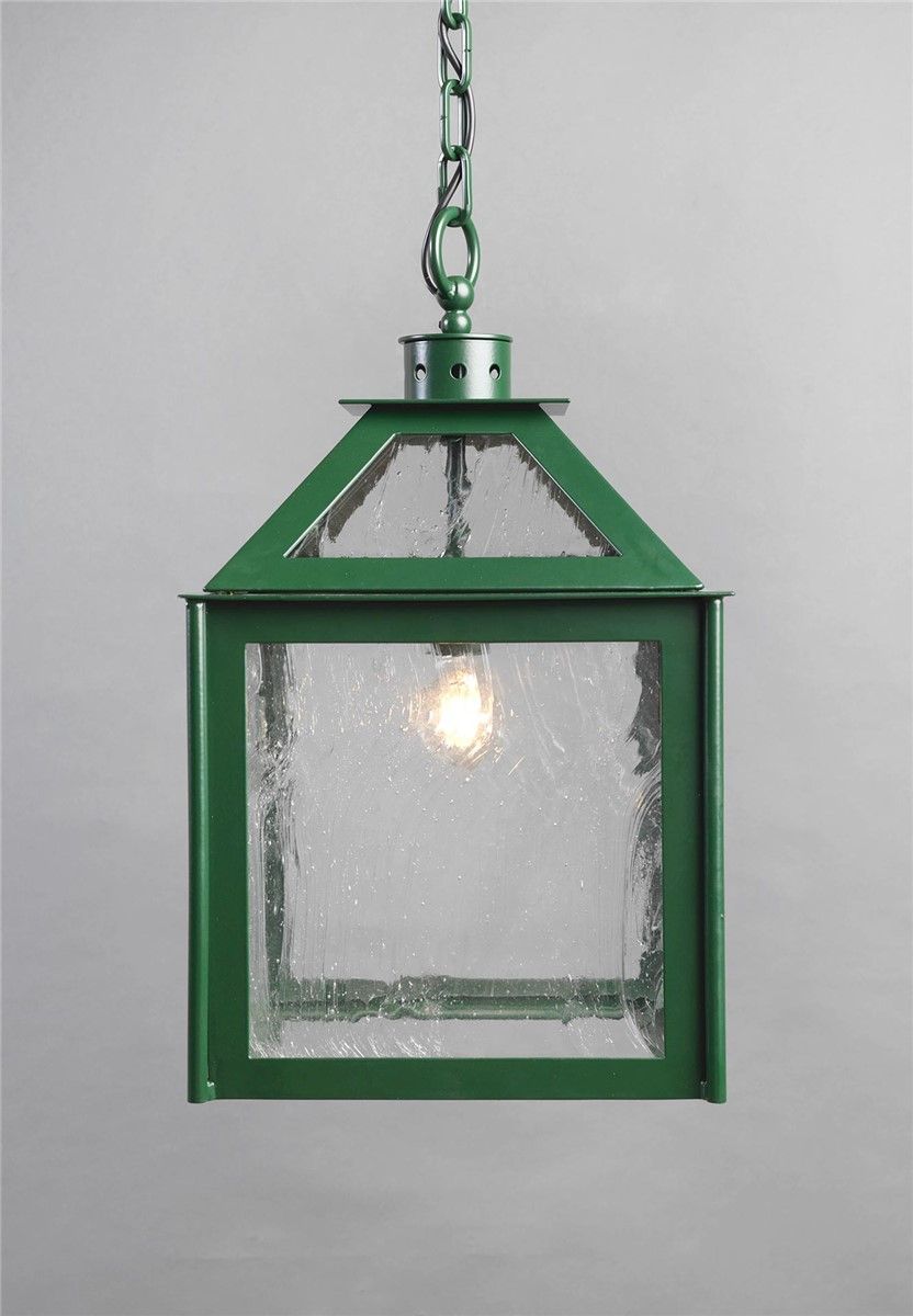Pendant Lantern with Chain for Outdoor GL3018CH-1 Vetri sopra by Officina Ciani