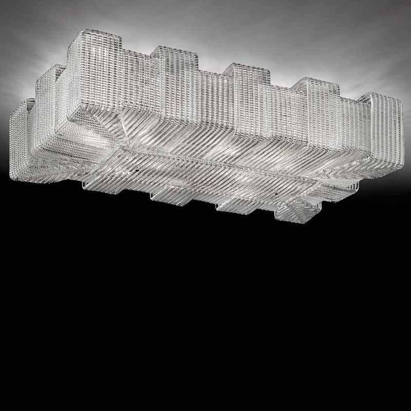 Glass & Glass Murano / Semi-Flush Mounts / Overlap 2 ART. 1315/P