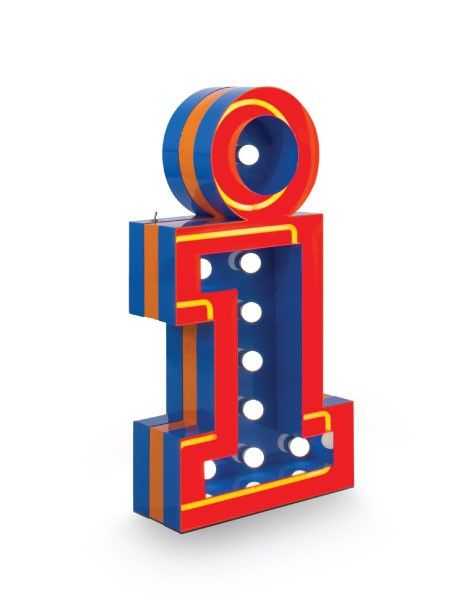 DelightFULL / Floor or Wall Lamps / Light Letter I | Graphic Letters "I"