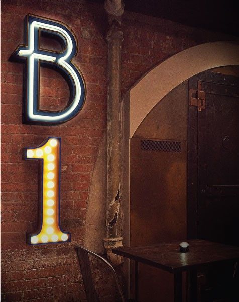 DelightFULL / Floor or Wall Lamps / Light Number 1 | Graphic Numbers "1"