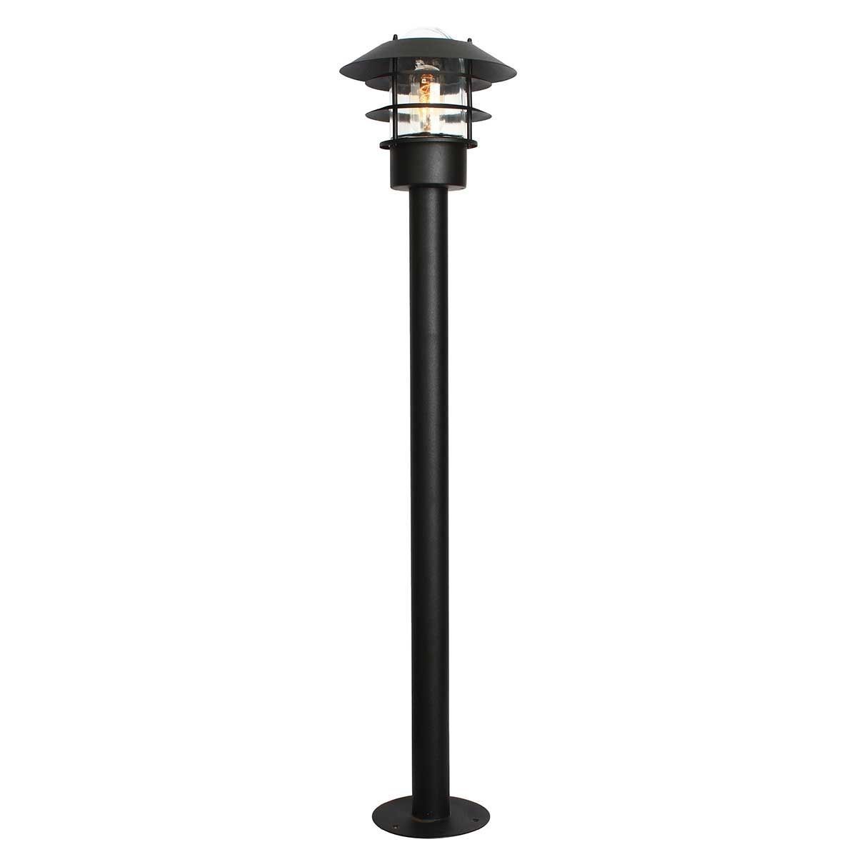 Elstead Lighting / Outdoor Lighting / Helsingor 1 Light Bollard Lantern - Black