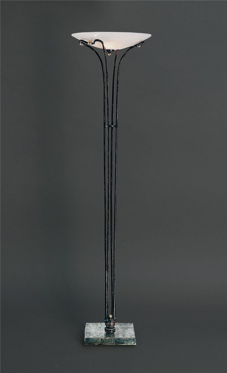 Officina Ciani / Floor Lamps / Iron with Satined Glass HL1070FL