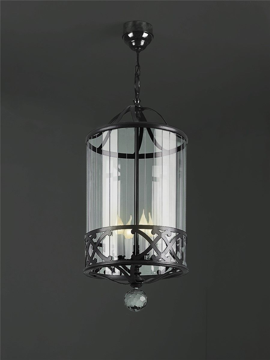 Officina Ciani / Chandeliers / with Decorations and Cut Glass HL1112CH-4 Helios