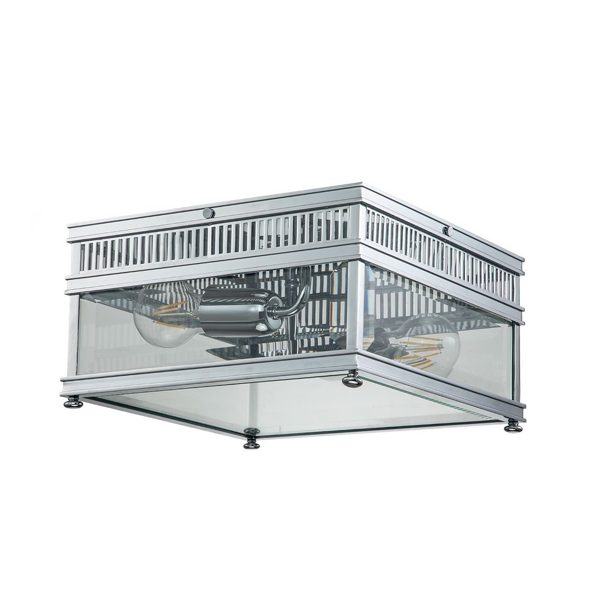 Elstead Lighting / Outdoor Ceiling Lights / Holborn Flush Polished Chrome