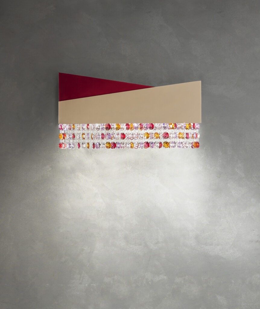 Euroluce Lampadari / Wall Sconces / Horizon lux 30 AP Red