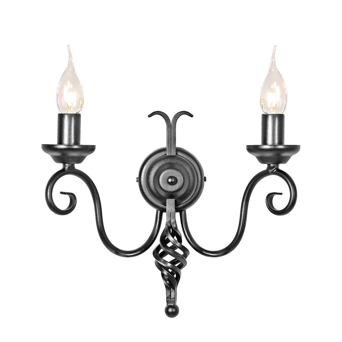 Elstead Lighting / Wall Lights / Harlech 2 Black