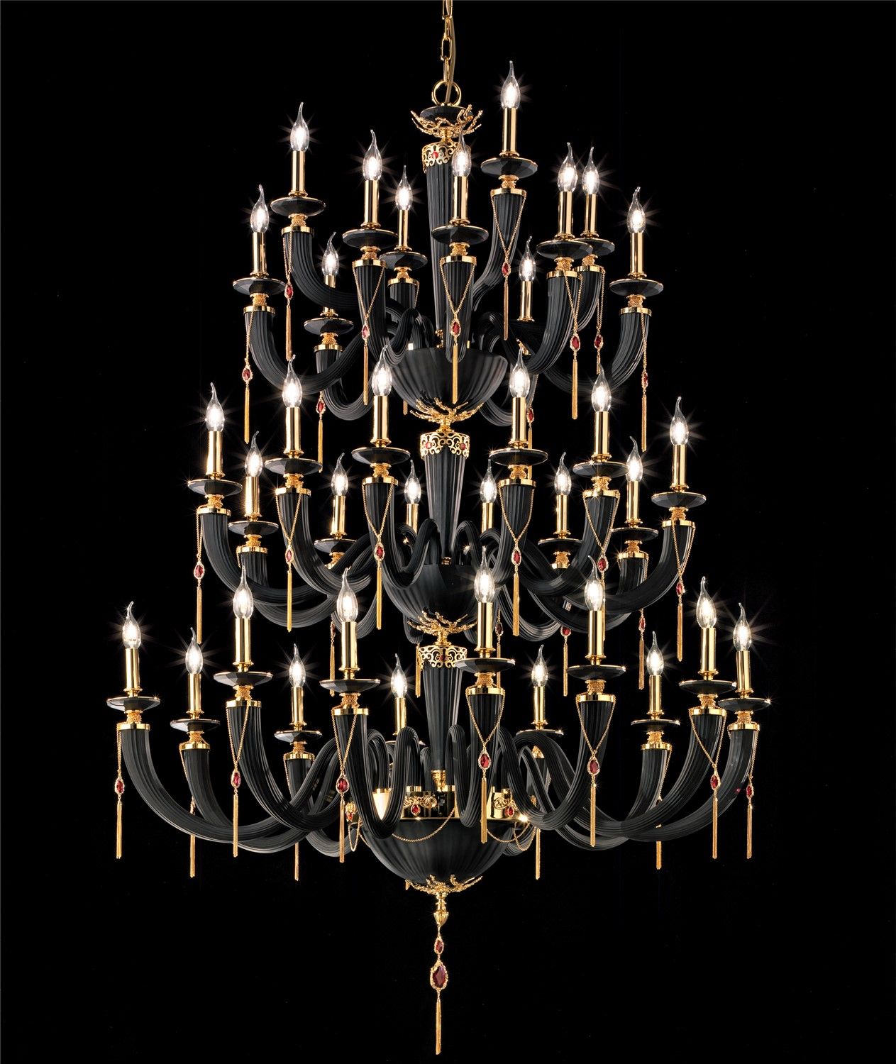 Euroluce Lampadari / Chandeliers / Julienne Black&Gold L36