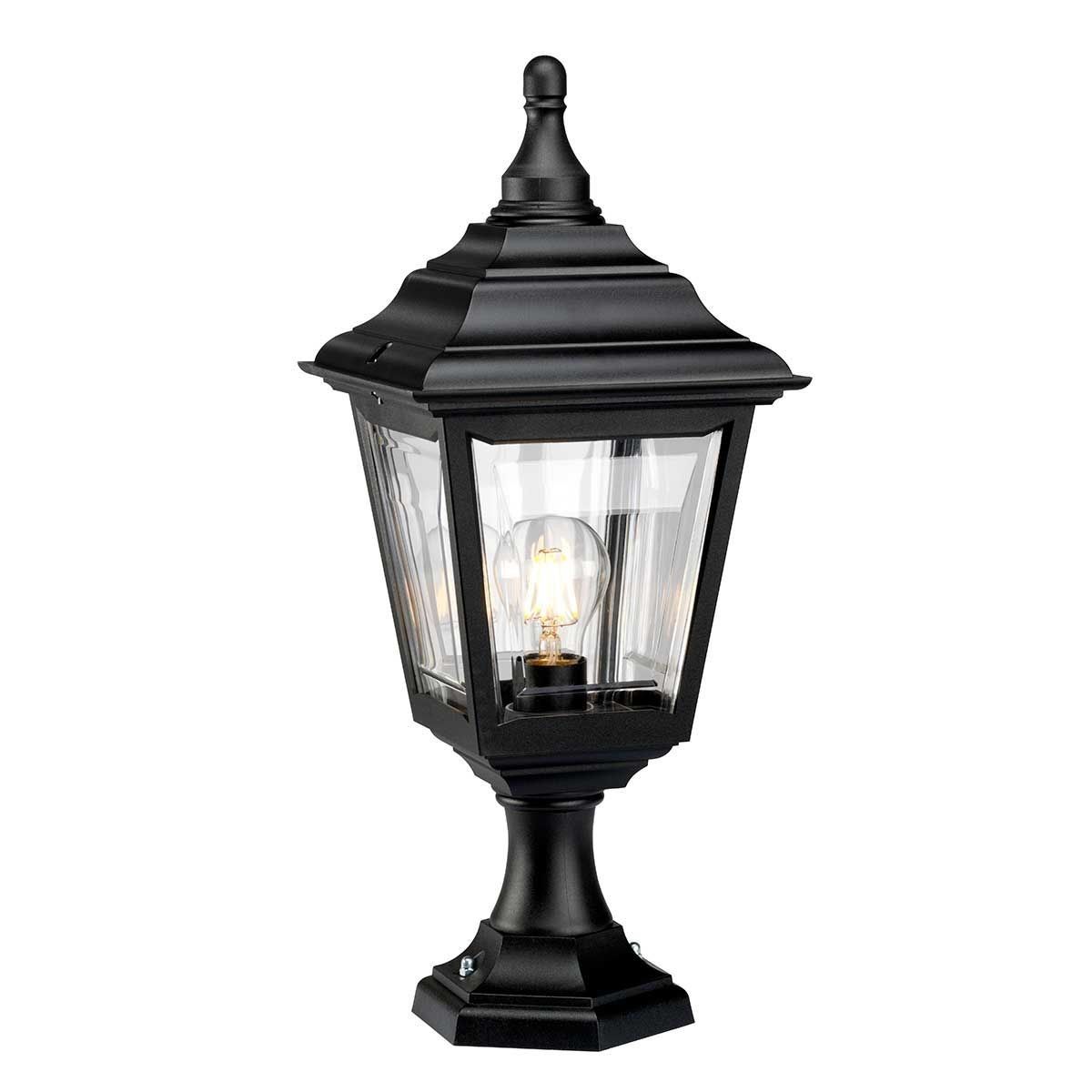 Elstead Lighting / Outdoor Lighting / Kerry 1 Light Pedestal / Porch - Black