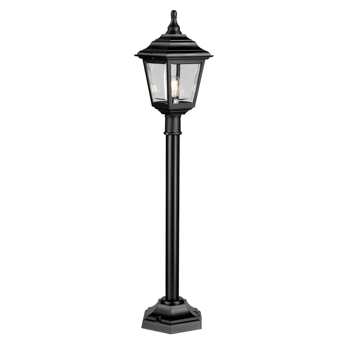 Elstead Lighting / Outdoor Post Lights / Kerry Pillar Lantern Black