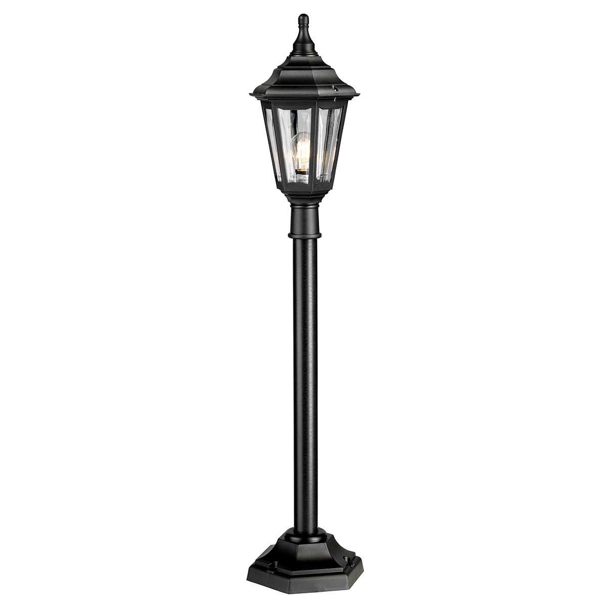 Elstead Lighting / Outdoor Post Lights / Kinsale Pillar Lantern Black