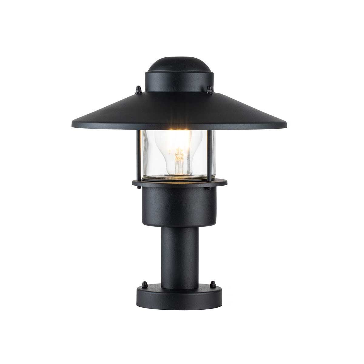 Elstead Lighting / Decorative Outdoor Lighting / Klampenborg 1 Light Pedestal - Black