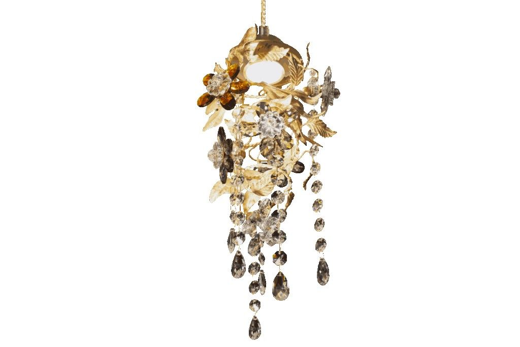 Mechini / Chandeliers / Clear Bohemian Crystal and Lamp Shades L299/1