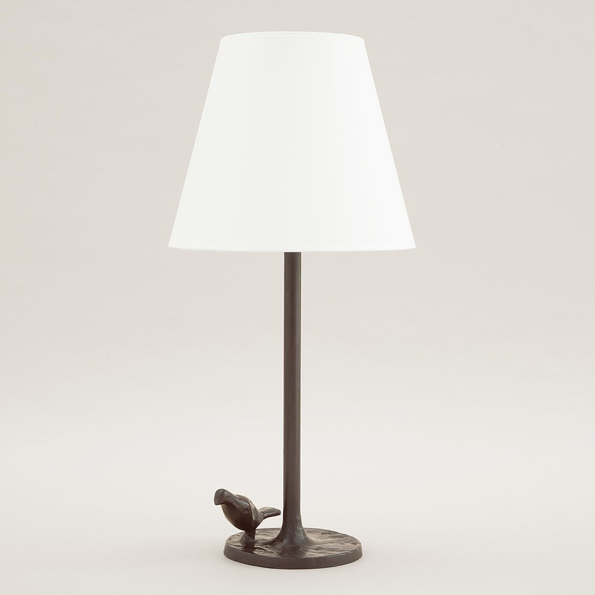 Objet Insolite / Bronze table lamp / Lampe Plume