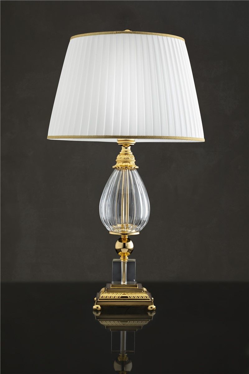 Italian Luxury Lighting / Table Lamps / Crystal And Brass LF2023